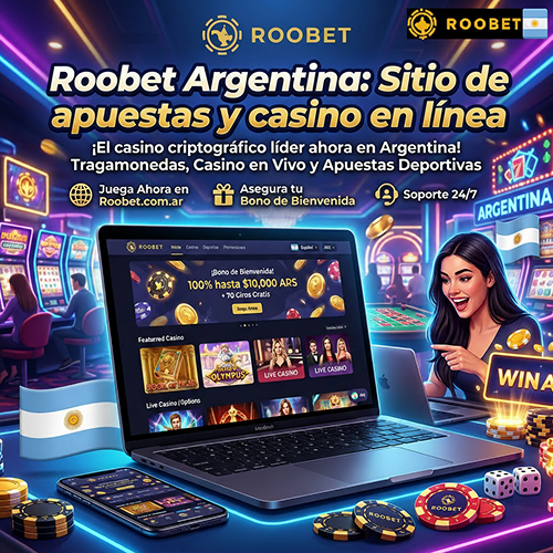 Roobet Argentina – Cashback 20% y Rifa Semanal de $100.000